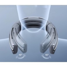 Ventilador de cuello portátil de Jisulife 18W, 5800mAh, 100 velocidades, paquete de sustitutos