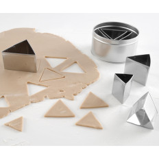 Cortador seguro para triângulos do molde do bolo - 6pcs ajustados. - HENDI 673775