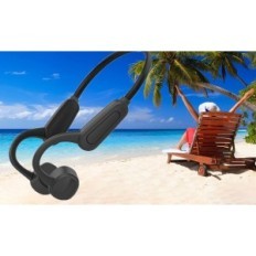 Ακουστικά αδιάβροχο Bluetooth Essonio, IPX8, μαύρο