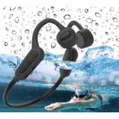 Bluetooth ESSONIO vízálló fejhallgató, IPX8, fekete