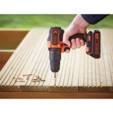 Black + Decker 18V bdchd18-qw, 2 greitis, su įkrovikliu