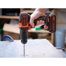 Black + Decker 18V BDCHD18-QW, 2 rychlost, s nabíječkou