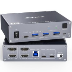 Prebacite KVM YOITTINGHDAV KC-KVM202CH USB-C, USB 3.0, 2 računala