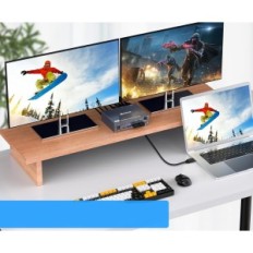 Switch KVM YOUINGHDAV KC-KVM202CH USB-C, USB 3.0, 2 počítače