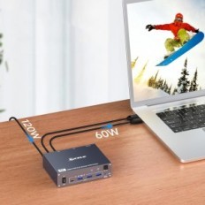 Διακόπτης KVM YouTingHDAV KC-KVM202CH USB-C, USB 3.0, 2 υπολογιστές