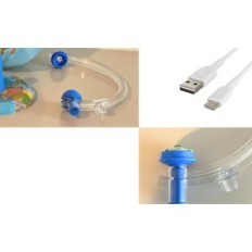 Otočný glóbus exerz LED USB 30cm podsvícený vzdělávací zeměkoule pro vědu a dekorace