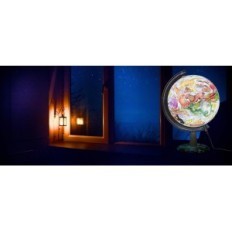 Rotatable Globe Exerz LED USB 30cm Backlit Izglītības Globe zinātnei un dekorēšanai