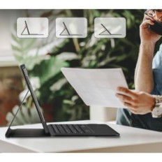 EasyACC-tastatur, for Lenovo-fanen P12, 12,7 tommer, Bluetooth, Svart