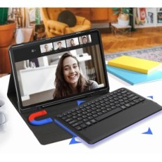 Tastiera EasyAcc, per Lenovo Tab P12, 12,7 pollici, Bluetooth, Nero