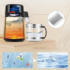 Hanchen Distiller, 750 W, 4 L / 1 γαλόνι, χάλυβας 304, Έκθεση