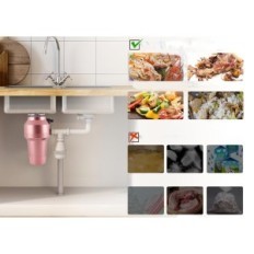 Kuhinjski drobilnik odpadkov Baoshishan, 1200 ml, 560 W