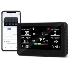 Oro kokybės monitoriaus therm la režimas CF-30 PM2.5, temperatūra, taikymas