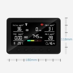 Monitor de Qualidade do Ar THERM LA MODO CF-30 PM2.5, Temperatura, Aplicação