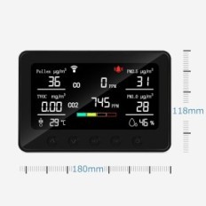 Luftkvalitetsmonitor Therm LA-läge CF-30 PM2.5, Temperatur, Ansökning