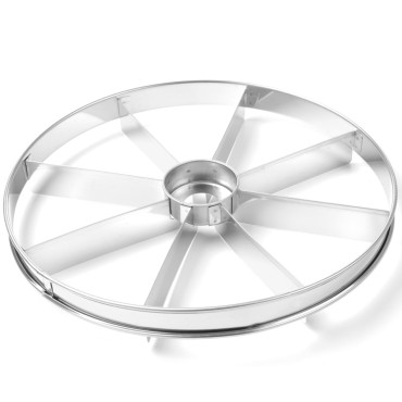 Marcador para cortar o bolo. 320mm - 8 porções - HENDI 512500