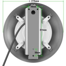 Luminaire de piscine LED LLLLLE, 35W, 140 °, IP68, 12V