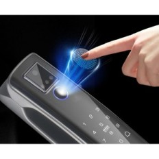 Gebrauchte Smart Lock Wi-Fi 48 x 26 x 11cm Intelligente Sonwa-Türschloss mit Anwendungsunterstützung und WLAN, Remote-Management