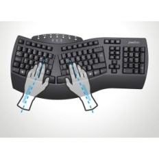 Teclado sem fio Perixx PeriBoard-612 Bluetooth confortável compacto