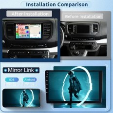 Hodozzy Car Radio, 45 W, 4 + 64G, WiFi, Bluetooth, USB