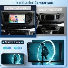 HODOZZY, 45 W, 4 + 64G CAR RADIO, WIFI, Bluetooth, USB