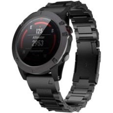 Titanium Armbånd HQEUZ 26mm til Garmin Fenix 6x / 5x, justerbar