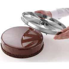 Markør til at skære kagen. 320mm - 16 portioner - Hendi 512531
