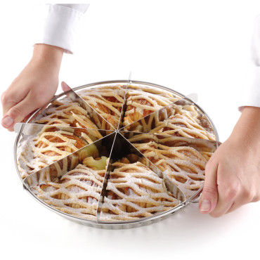 Marcador para cortar tortas qua. 270mm - 8 porções - HENDI 512555