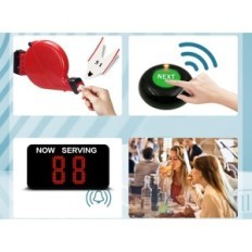 Wireless Cys Nef Wireless Ticket System, Display and Ticket Dispenser