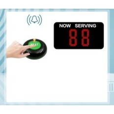 Trådløst Cys NEF Wireless Billetsystem, Display og Ticket Dispenser