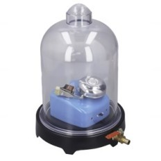 Vakuum klokke med DPOFIRS Pump, Laboratory Chamber, Utstilling