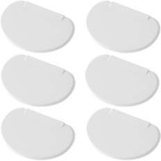 Raspador de confeitaria semi-redondo 104x74mm - 6pcs definido. - HENDI 554142