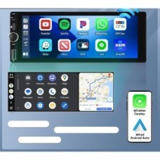 Hikita autoraadio, Bluetooth, Wi-Fi, USB, 180 W