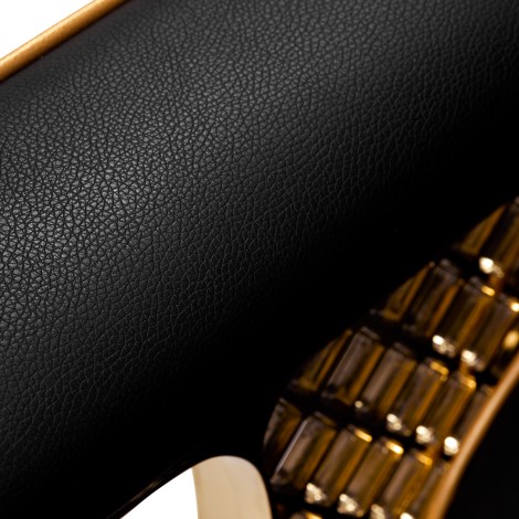 Gabbiano Marcus barbier wasunit goud zwart — detail oppervlak
