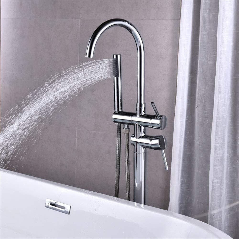 CIYAZA BATH BATTERIV Silver Stilig Bathens Fittings Med Singything Temperatur og Flow Regulation