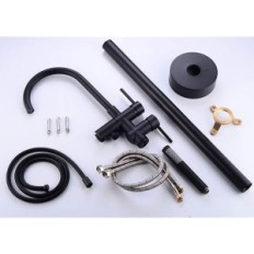 Ciyaza Bath Battery Silver Stylish Bathens Fittings with Singything Temperature and Flow Regulation