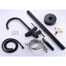 Ciyaza Bath Battery Silver Stylish Bathens Fittings with Singything Temperature and Flow Regulation