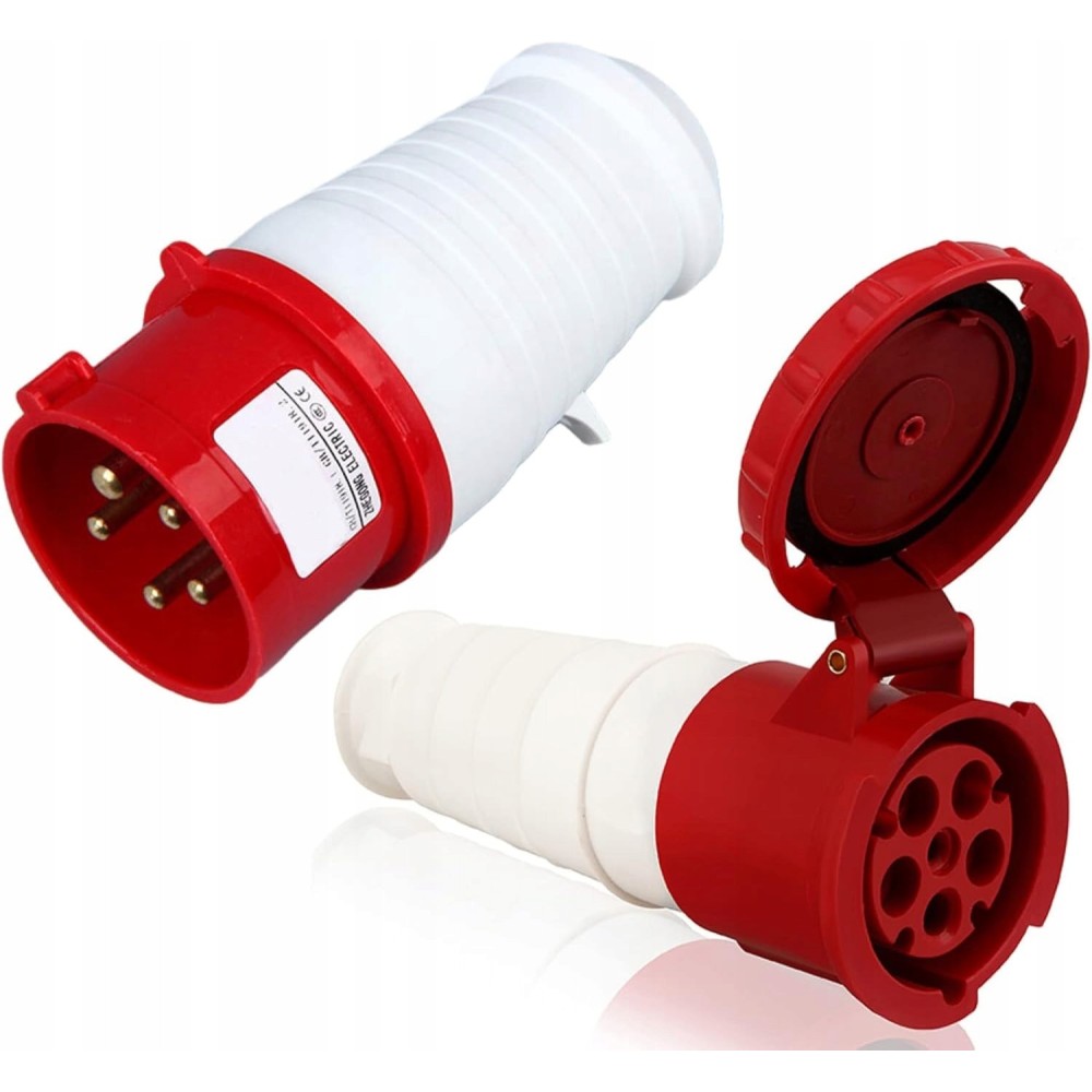 Brugt Industrial Filfel-stikkontakt med IP67, 380-415V, 125A, 5-pin 3P + N + E-stik