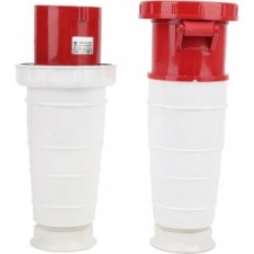 Brukt Industrial Filfel-kontakt med IP67, 380-415V, 125A, 5-pin 3P + N + E-pluggen