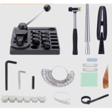 Un conjunto para hacer anillos xiiw14/12/16/18/20/22 mm, 30 piezas. Utilizado