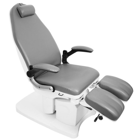Cadeira elétrica de podologia Azzurro 709a 3 motores Cinzenta — vista lateral