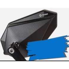 Espejo retrovisor aficionado, negro, para bicicleta, scooters, usado