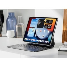 Earto iPad Air 2024, 12,9 tuumaa, Qwertz, musta