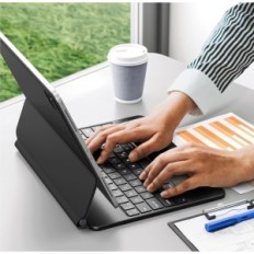 EARTO IPAD AIR 2024, 12.9 inches, QWERTZ, black