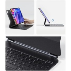 EARTO IPAD AIR 12.9 IT (M2, 2024), 800 mAh, Type-C, Backlit, Svart