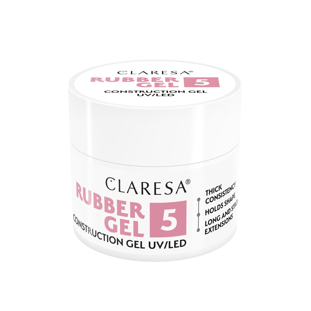 CLARESA RUBBER GEL 5 -12g — vista frontal