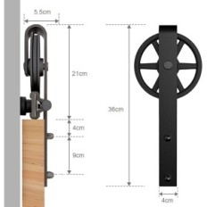 Monteringssett for Wolfbird Skyvedører, 224 cm