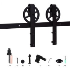 Kit di montaggio per porte scorrevoli Wolfbird, 224 cm