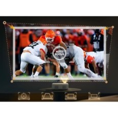 Home cinema Auron 4K 1920 x 1080 Full HD 1080p 60 in WiFi Bluetooth projector for movies and games