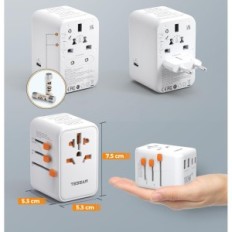 Tessan 100W USB C 2 USB-olettamus nopea lataus Multi-laitteita samanaikaisesti