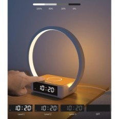 Piccola lampada AMOUHOM B17, caricamento wireless 18 W